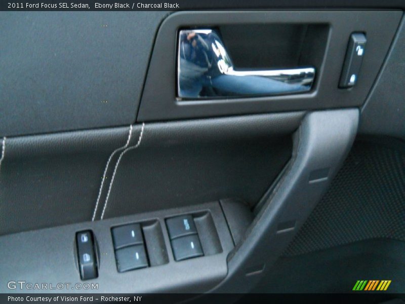 Ebony Black / Charcoal Black 2011 Ford Focus SEL Sedan