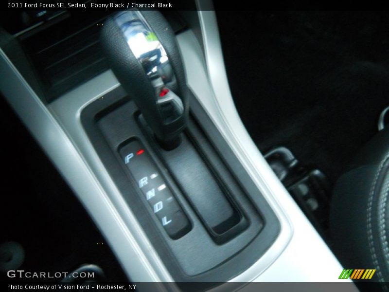 Ebony Black / Charcoal Black 2011 Ford Focus SEL Sedan