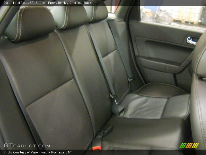 Ebony Black / Charcoal Black 2011 Ford Focus SEL Sedan