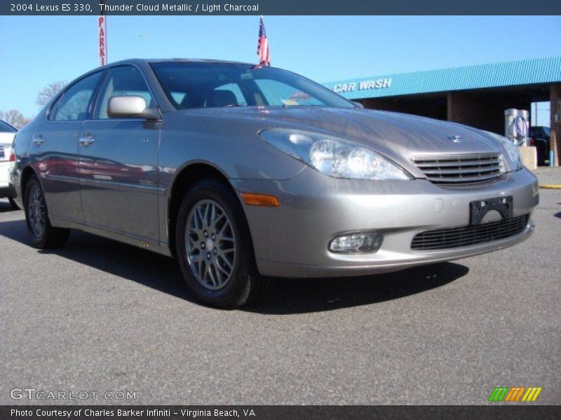 Thunder Cloud Metallic / Light Charcoal 2004 Lexus ES 330