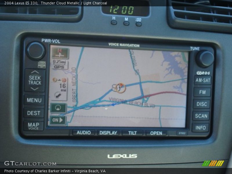 Navigation of 2004 ES 330