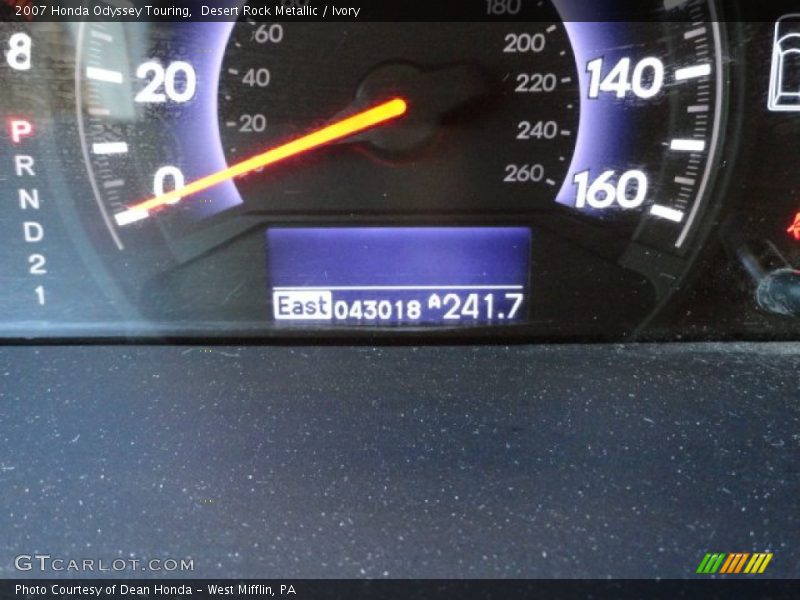 Desert Rock Metallic / Ivory 2007 Honda Odyssey Touring