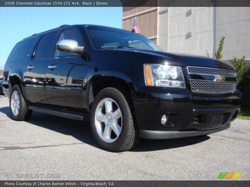 Black / Ebony 2008 Chevrolet Suburban 1500 LTZ 4x4