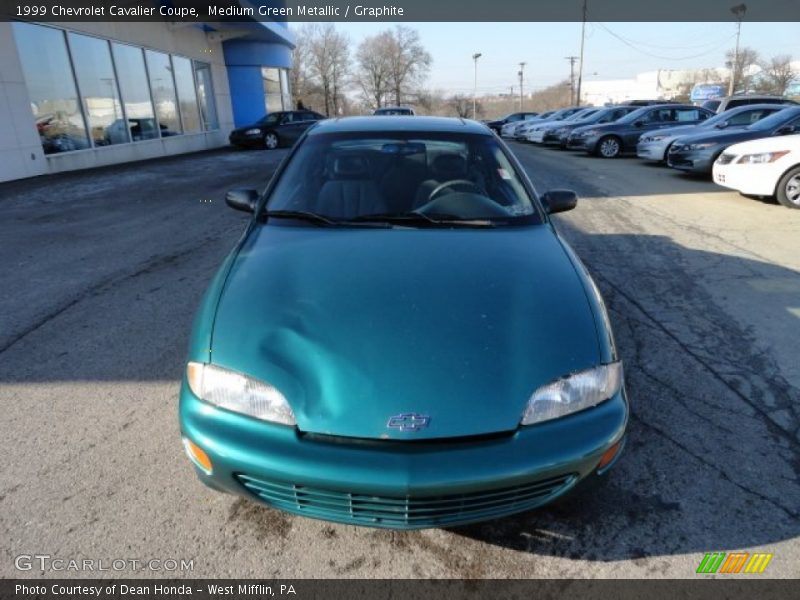 Medium Green Metallic / Graphite 1999 Chevrolet Cavalier Coupe