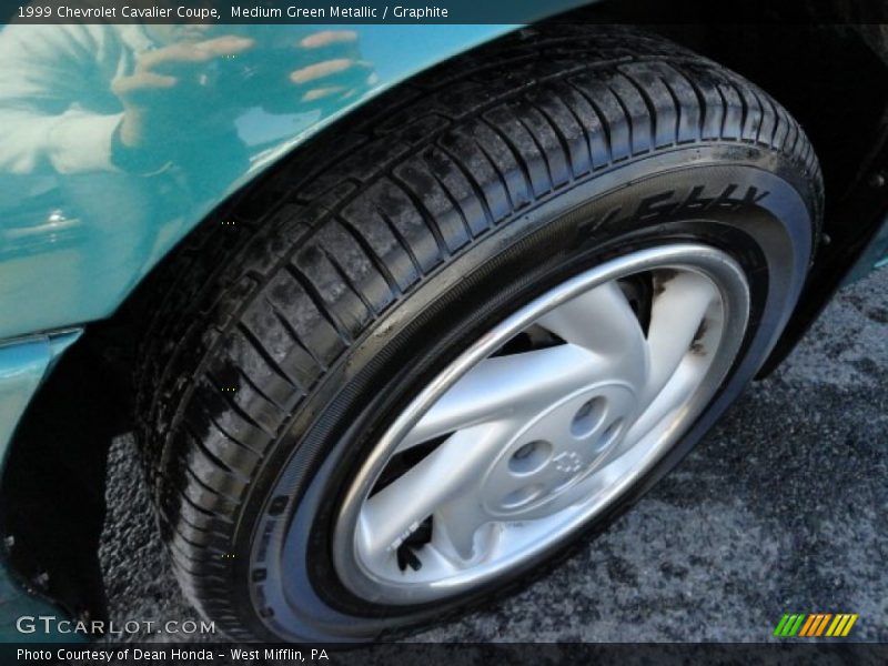 Medium Green Metallic / Graphite 1999 Chevrolet Cavalier Coupe