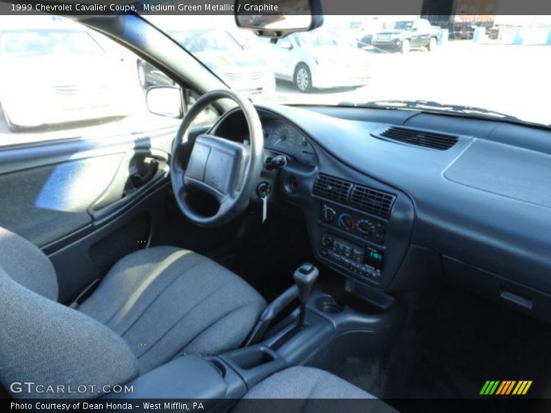 Medium Green Metallic / Graphite 1999 Chevrolet Cavalier Coupe