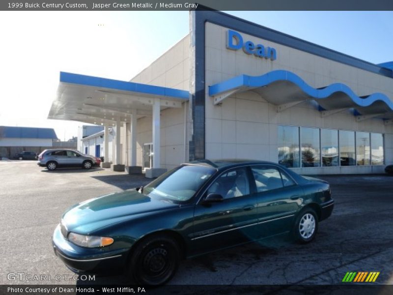 Jasper Green Metallic / Medium Gray 1999 Buick Century Custom