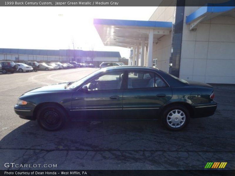 Jasper Green Metallic / Medium Gray 1999 Buick Century Custom