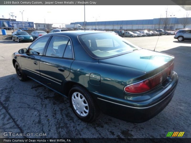 Jasper Green Metallic / Medium Gray 1999 Buick Century Custom