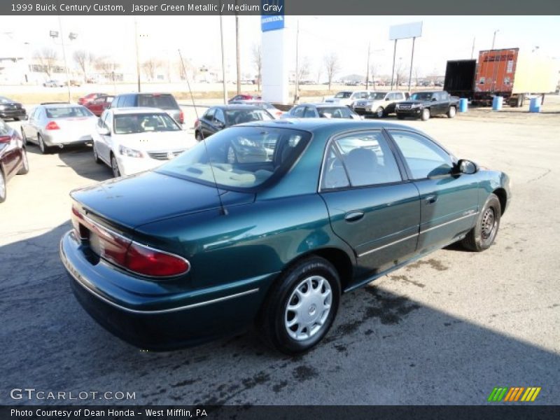 Jasper Green Metallic / Medium Gray 1999 Buick Century Custom