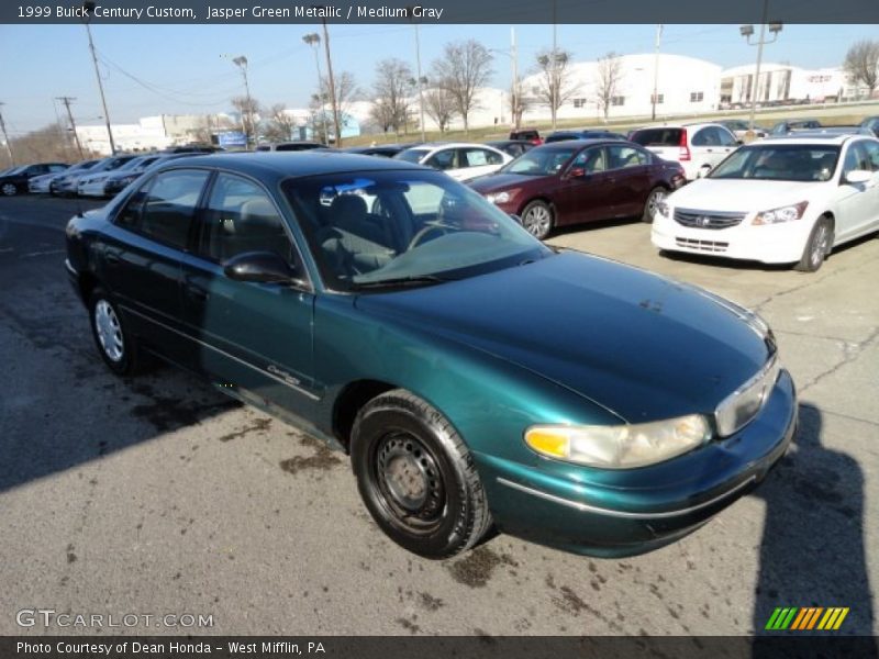 Jasper Green Metallic / Medium Gray 1999 Buick Century Custom