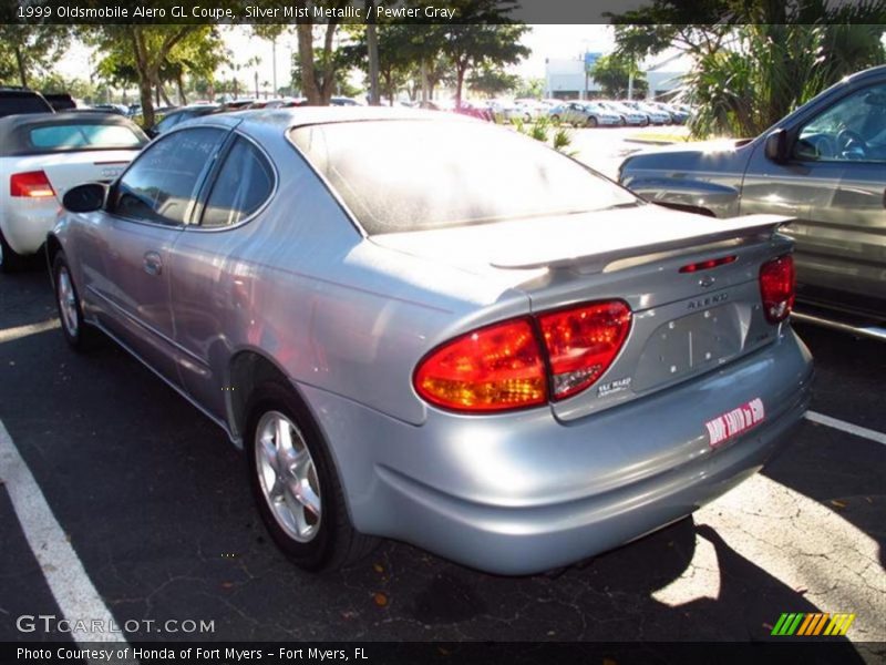 Silver Mist Metallic / Pewter Gray 1999 Oldsmobile Alero GL Coupe