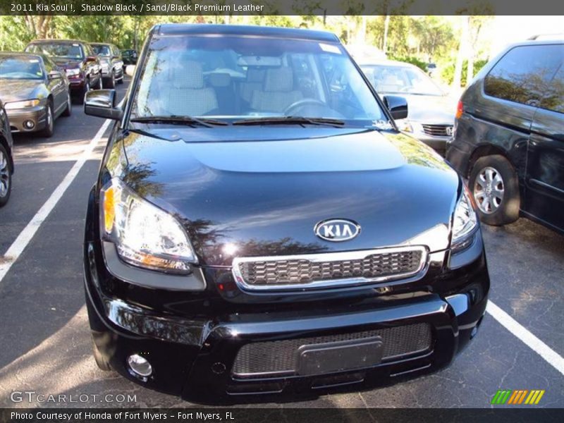 Shadow Black / Sand/Black Premium Leather 2011 Kia Soul !