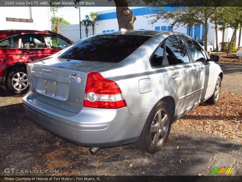 Silver Metallic / Off Black 2006 Volvo S40 T5 AWD