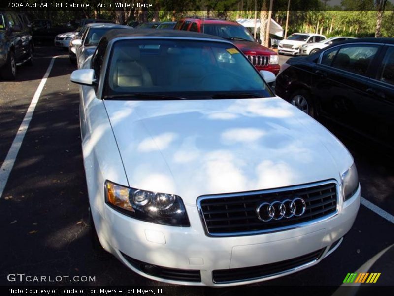Arctic White / Beige 2004 Audi A4 1.8T Cabriolet