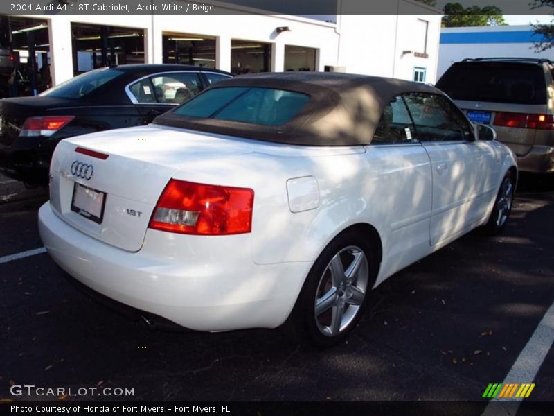 Arctic White / Beige 2004 Audi A4 1.8T Cabriolet