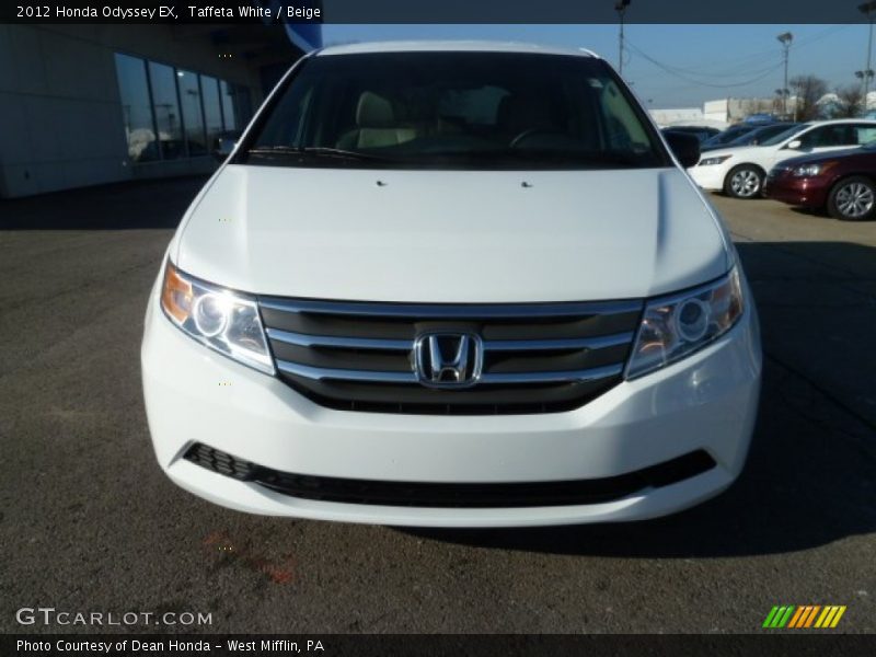 Taffeta White / Beige 2012 Honda Odyssey EX