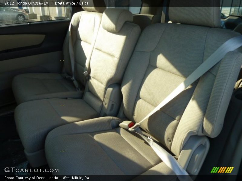 Taffeta White / Beige 2012 Honda Odyssey EX