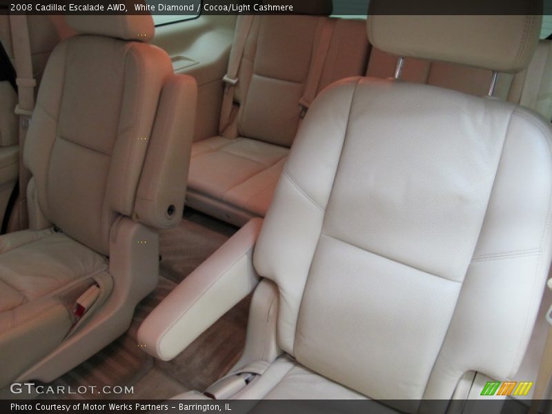 White Diamond / Cocoa/Light Cashmere 2008 Cadillac Escalade AWD