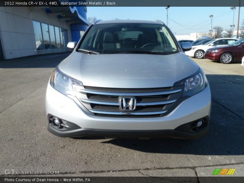 Alabaster Silver Metallic / Black 2012 Honda CR-V EX-L 4WD