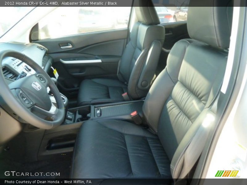 Alabaster Silver Metallic / Black 2012 Honda CR-V EX-L 4WD