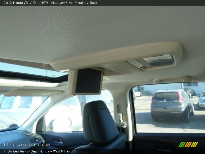 Alabaster Silver Metallic / Black 2012 Honda CR-V EX-L 4WD