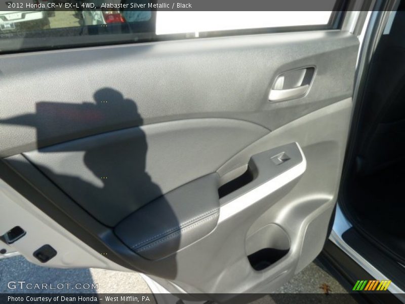 Alabaster Silver Metallic / Black 2012 Honda CR-V EX-L 4WD