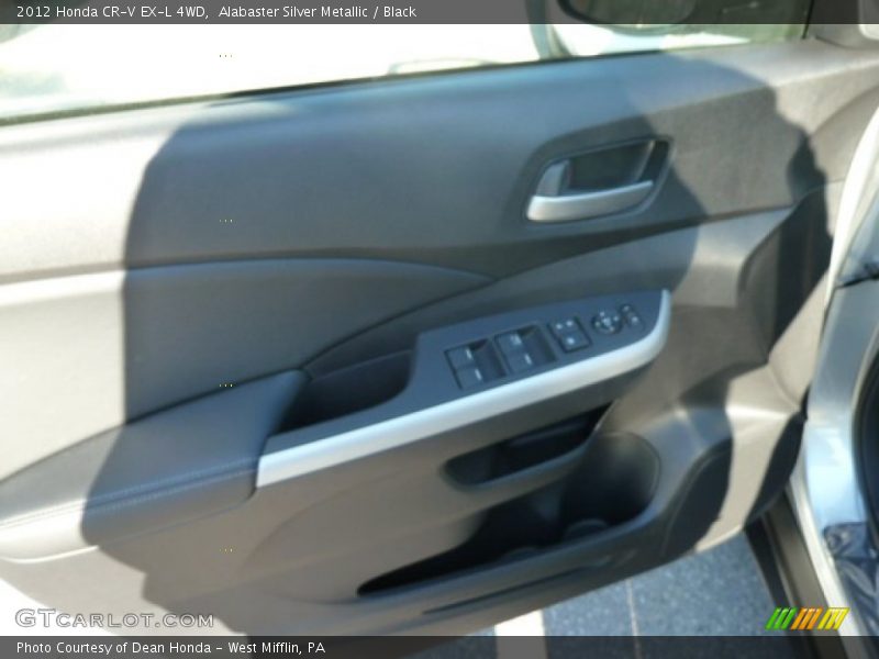 Alabaster Silver Metallic / Black 2012 Honda CR-V EX-L 4WD