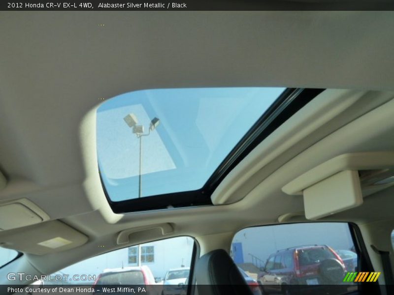 Alabaster Silver Metallic / Black 2012 Honda CR-V EX-L 4WD