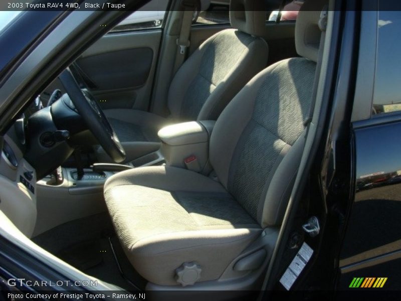 Black / Taupe 2003 Toyota RAV4 4WD