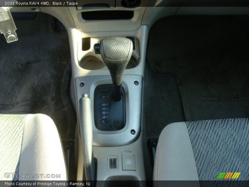Black / Taupe 2003 Toyota RAV4 4WD