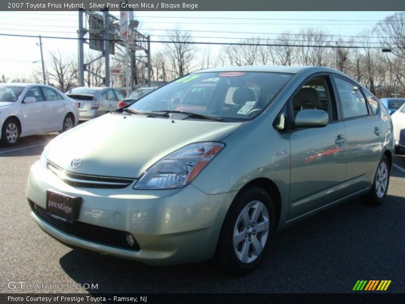 Silver Pine Green Mica / Bisque Beige 2007 Toyota Prius Hybrid