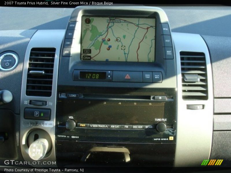 Silver Pine Green Mica / Bisque Beige 2007 Toyota Prius Hybrid