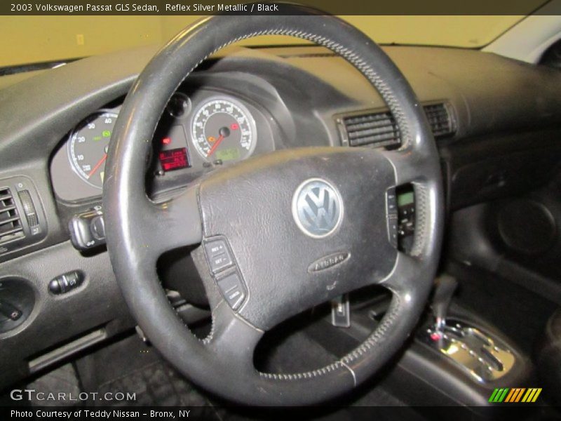 Reflex Silver Metallic / Black 2003 Volkswagen Passat GLS Sedan