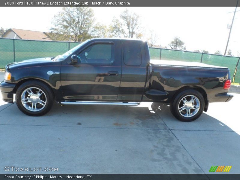 Black / Dark Graphite 2000 Ford F150 Harley Davidson Extended Cab