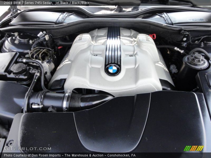 Jet Black / Black/Black 2003 BMW 7 Series 745i Sedan