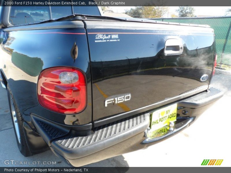Black / Dark Graphite 2000 Ford F150 Harley Davidson Extended Cab