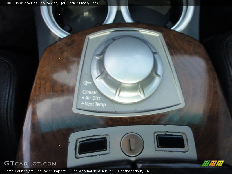 Jet Black / Black/Black 2003 BMW 7 Series 745i Sedan