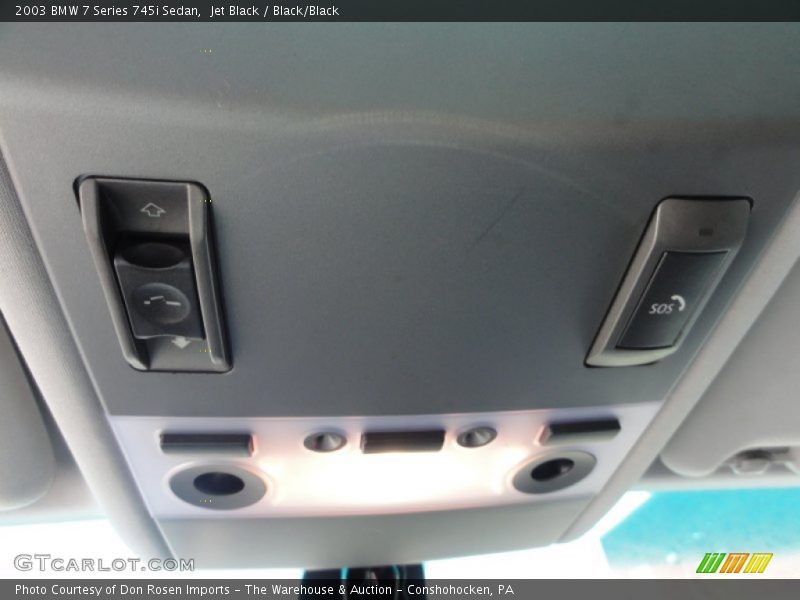 Jet Black / Black/Black 2003 BMW 7 Series 745i Sedan