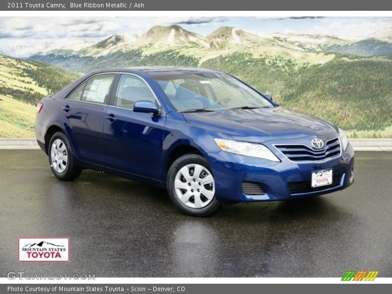 Blue Ribbon Metallic / Ash 2011 Toyota Camry
