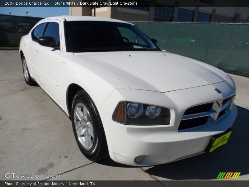 Stone White / Dark Slate Gray/Light Graystone 2007 Dodge Charger SXT
