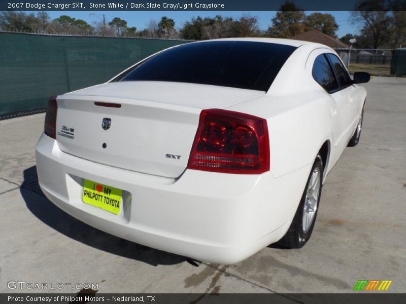 Stone White / Dark Slate Gray/Light Graystone 2007 Dodge Charger SXT