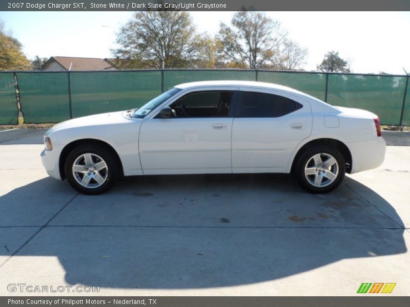 Stone White / Dark Slate Gray/Light Graystone 2007 Dodge Charger SXT