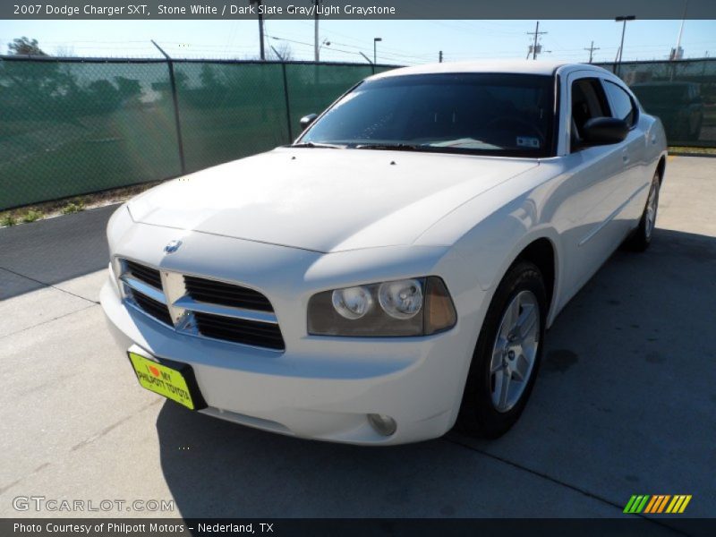 Stone White / Dark Slate Gray/Light Graystone 2007 Dodge Charger SXT