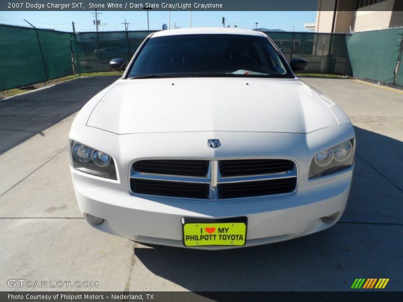 Stone White / Dark Slate Gray/Light Graystone 2007 Dodge Charger SXT