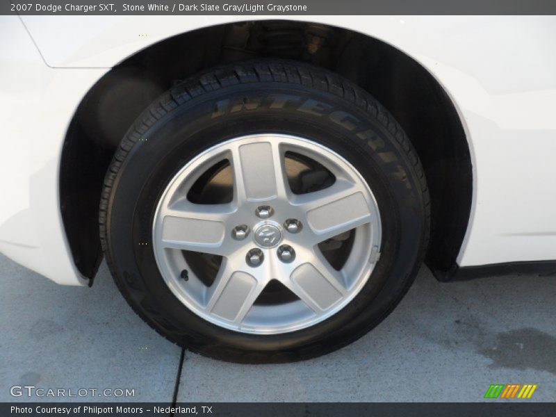 Stone White / Dark Slate Gray/Light Graystone 2007 Dodge Charger SXT
