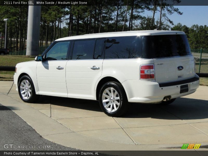 White Suede / Medium Light Stone 2011 Ford Flex SEL