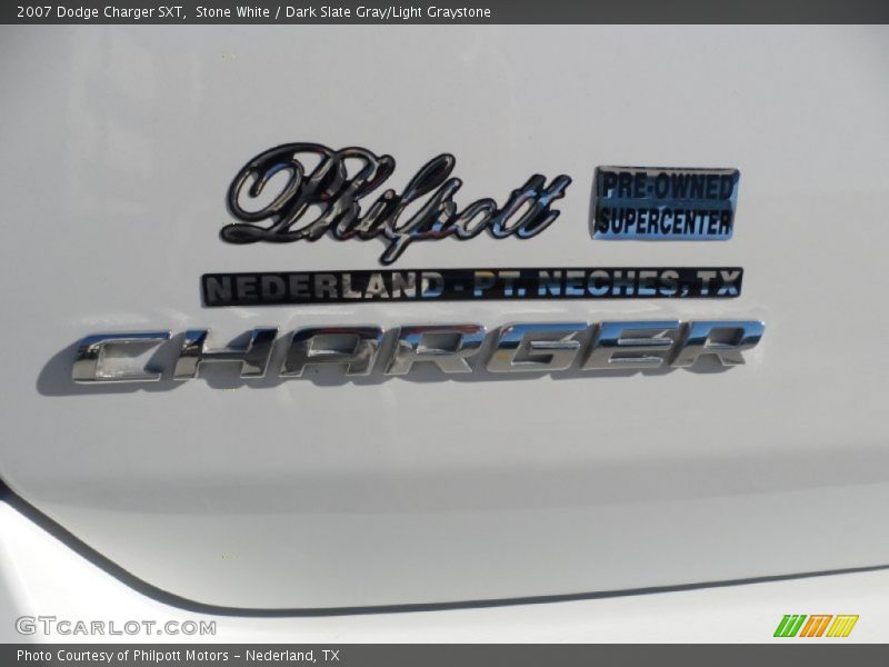 Stone White / Dark Slate Gray/Light Graystone 2007 Dodge Charger SXT