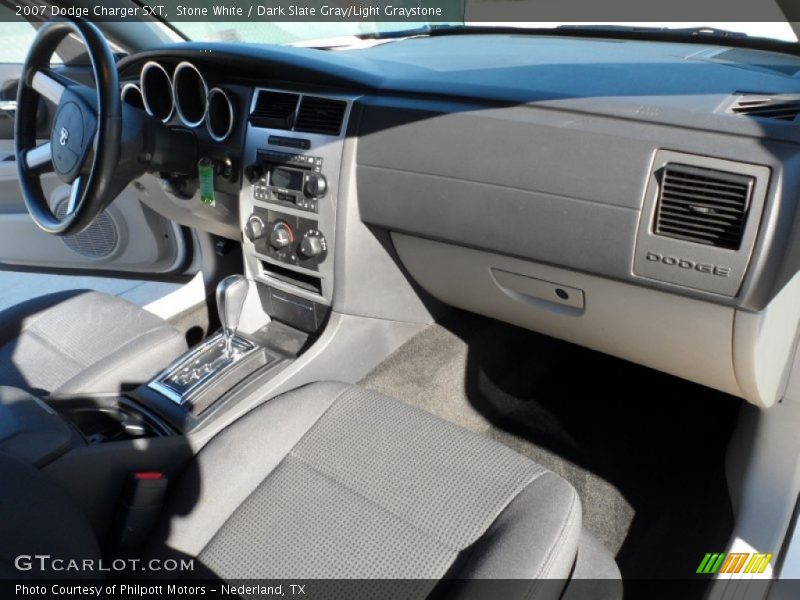 Stone White / Dark Slate Gray/Light Graystone 2007 Dodge Charger SXT