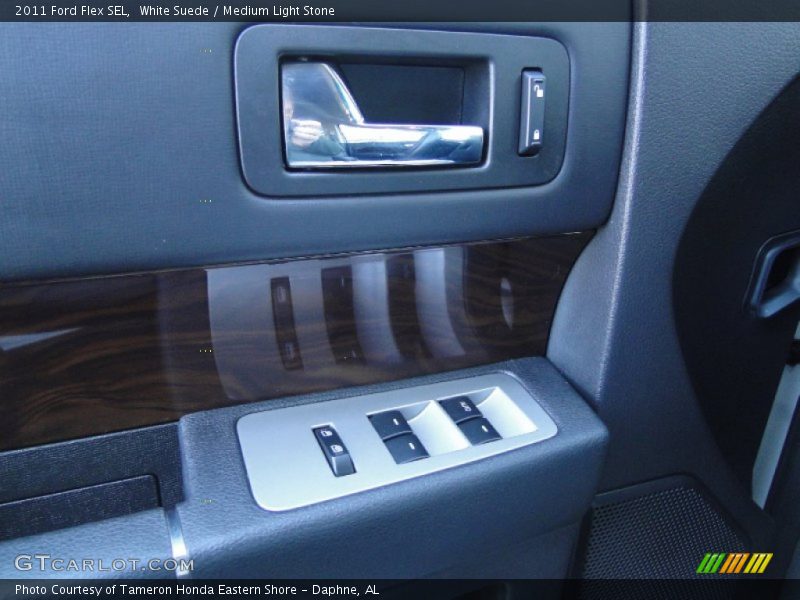 White Suede / Medium Light Stone 2011 Ford Flex SEL